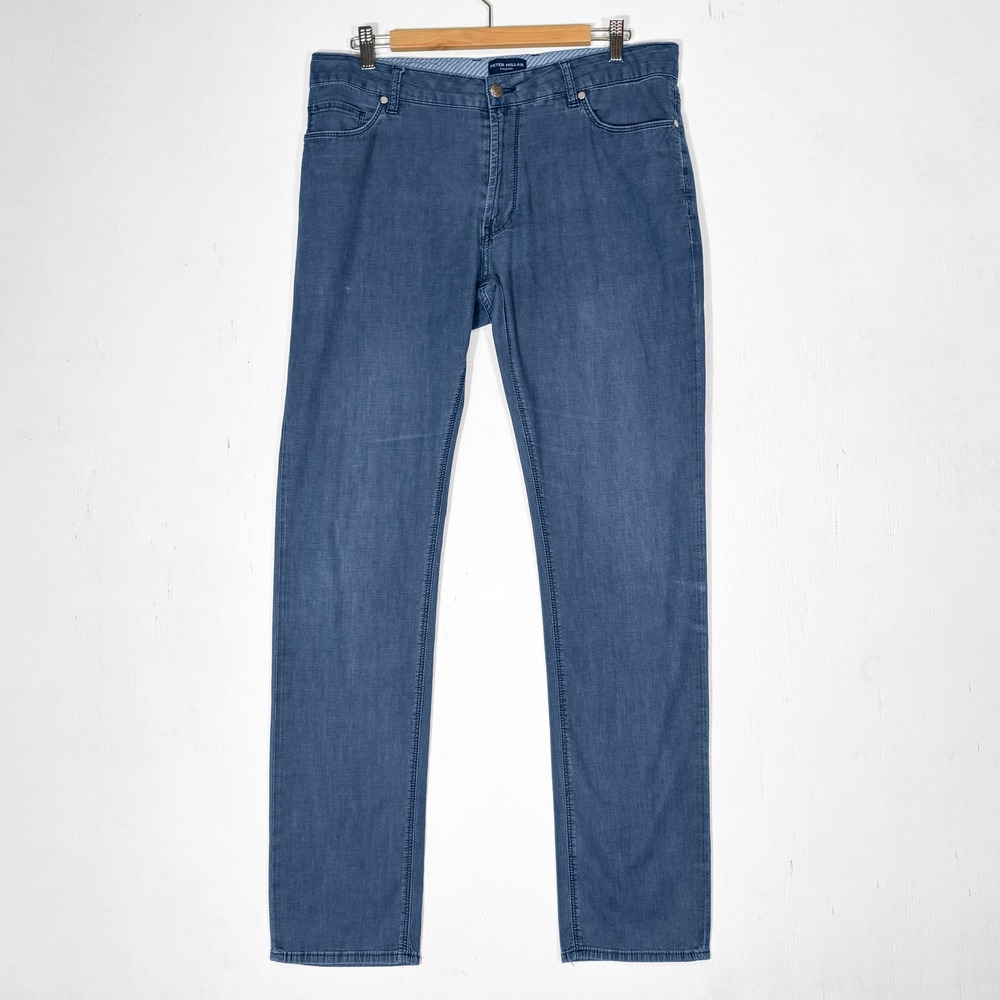 Peter Millar Blue Slim Fit Chinos